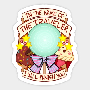 In the Name of the Traveler Sticker
